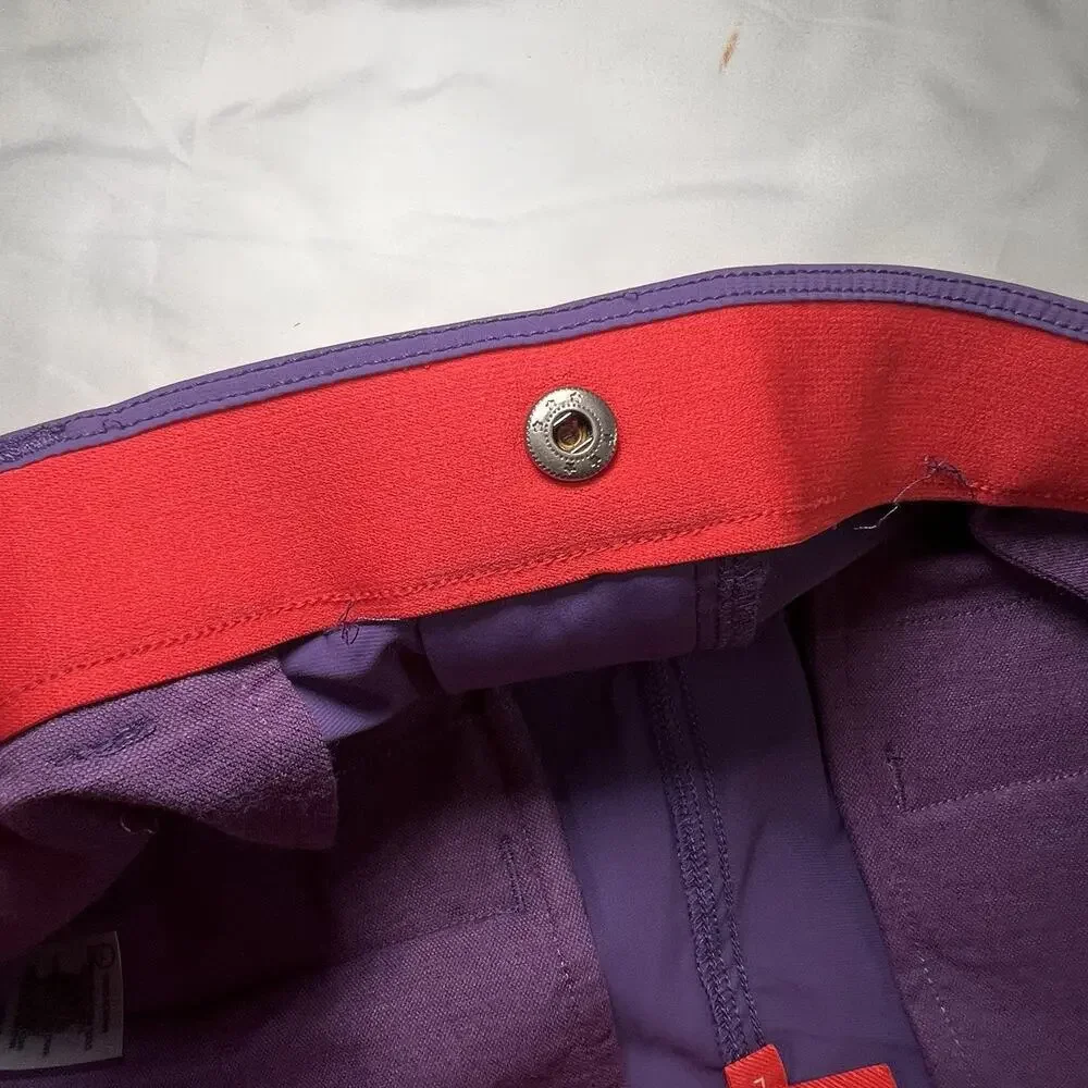 Redvanly Hanover Shorts Size L / 7” Loganberry Purple Pull On Golf Performance